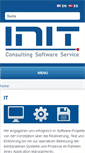 Mobile Screenshot of init-software.de
